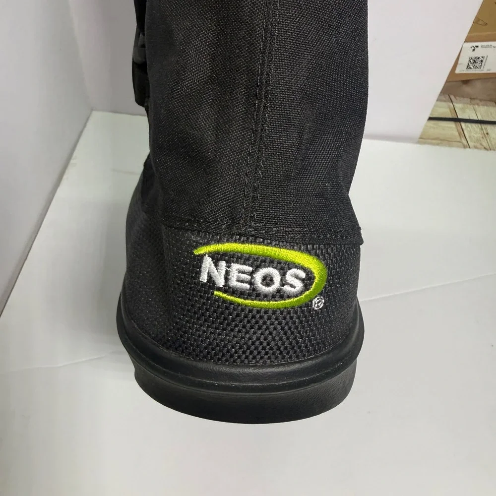 NEOS Voyager Overshoe Boots Mens XXL Black Waterproof Nylon Winter Snow Gear